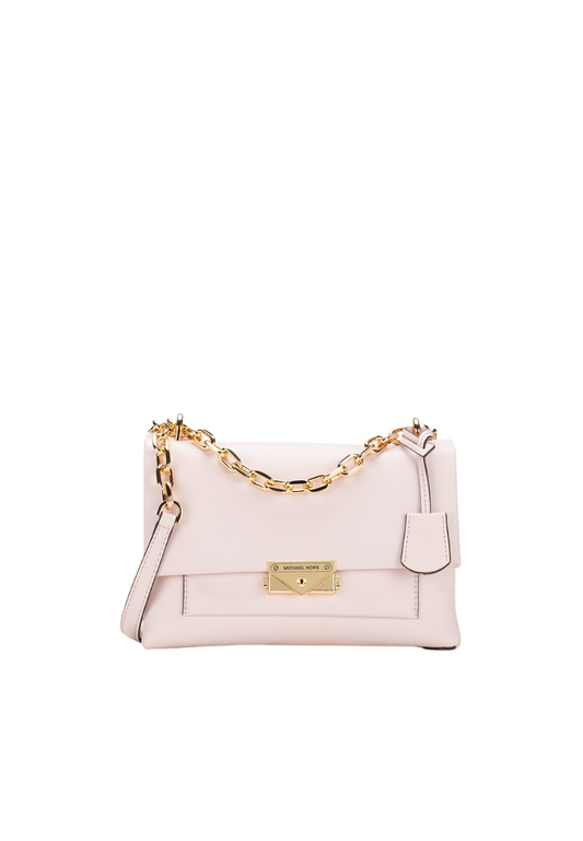 ( AS IS ) Michael Kors Cece Medium Shoulder Bag Flap In Powder Blush 35F2G0EF8O