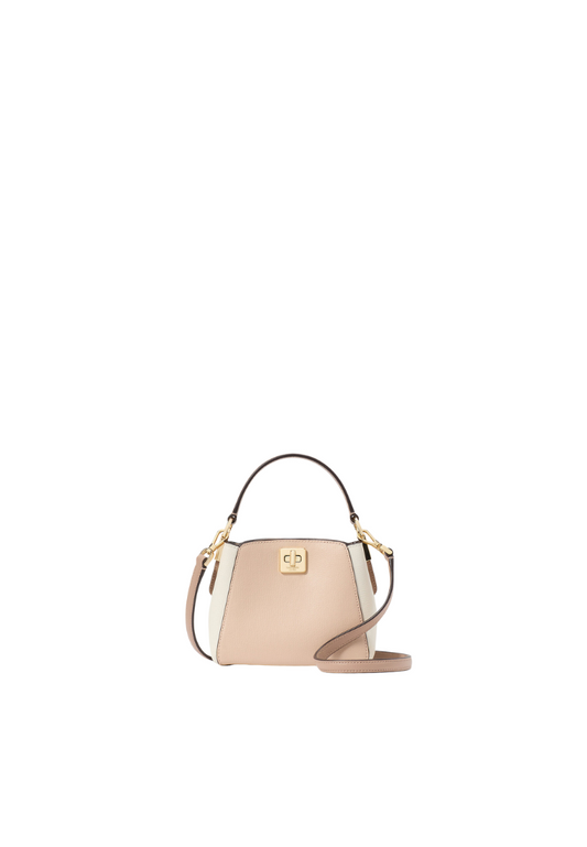 Kate Spade Phoebe Mini Top Handle In Toasted Hazelnut Multi KK134