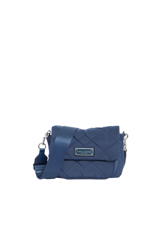 Marc Jacobs Quilted Nylon Flap Crossbody Bag In Azure Blue 4F5HMS018H02