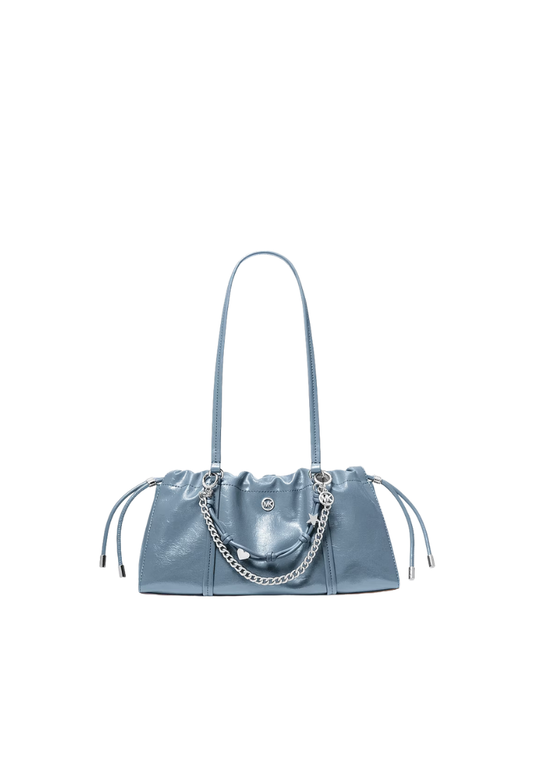Michael Kors Matilda Small Cinched Shoulder Bag In Denim 35T6SMTL6U