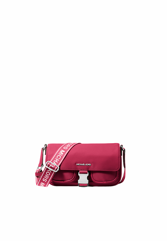 Michael Kors Khai Medium Nylon Messenger Bag In Dark Raspberry 35T5S5FM6C