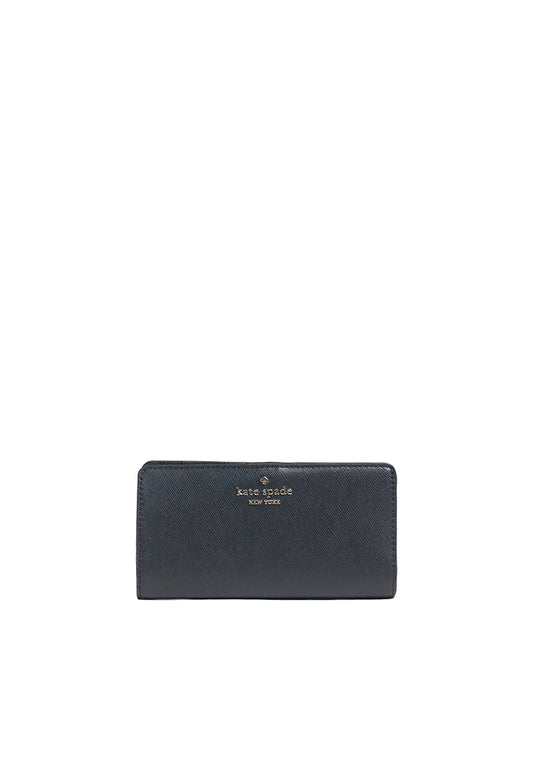 Kate Spade Madison Slim Bifold Wallet In Black K1366