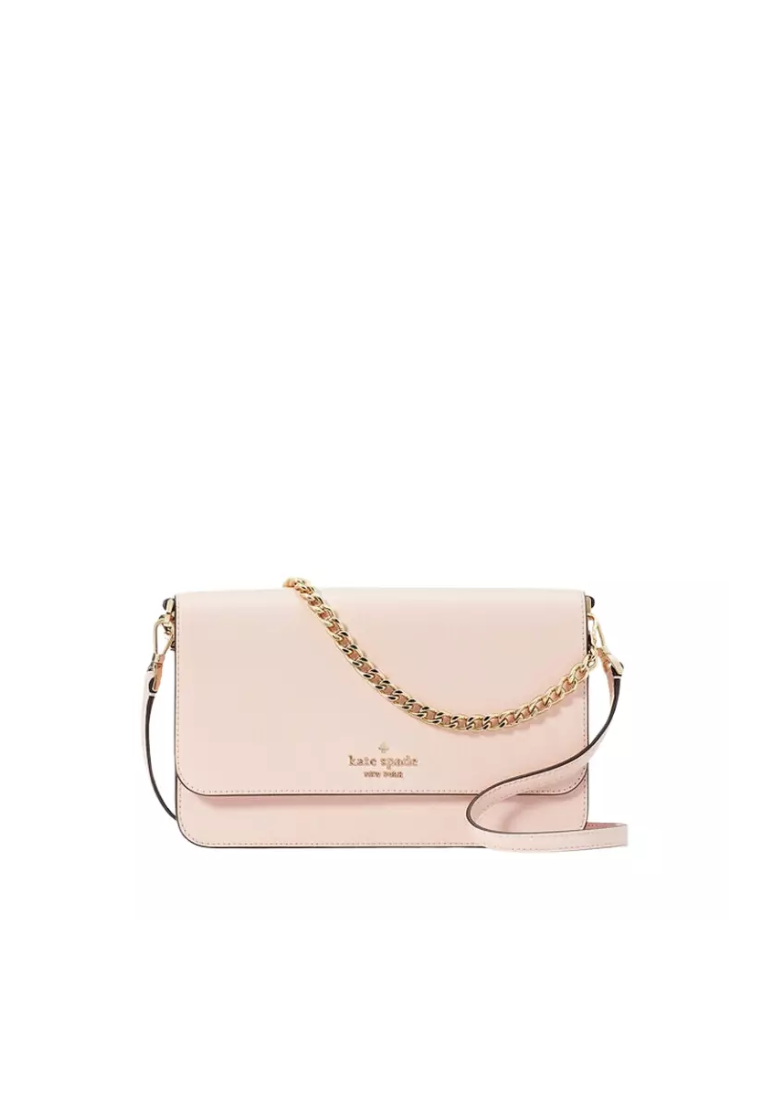 Kate Spade Madison Crossbody Bag Flap Convertible In Conch Pink KC430