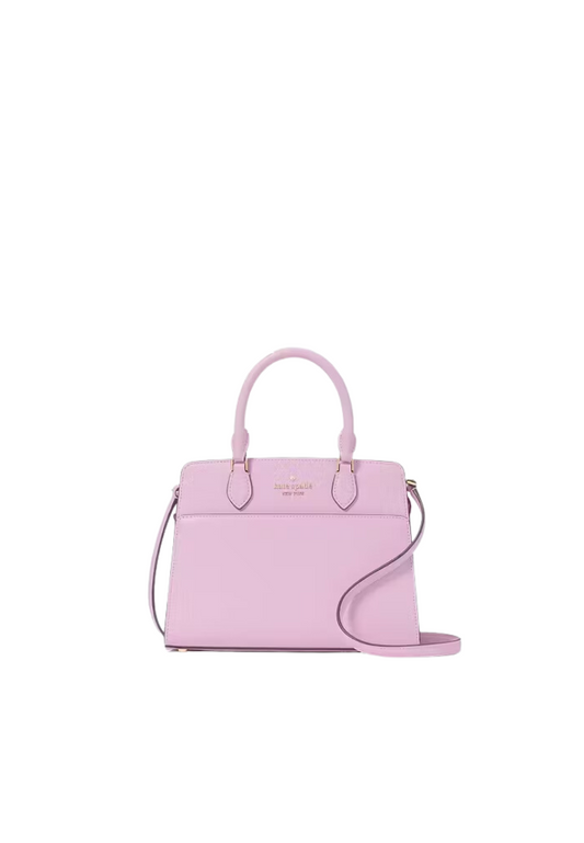 Kate Spade Madison Satchel Bag Small In Berry Cream KC437