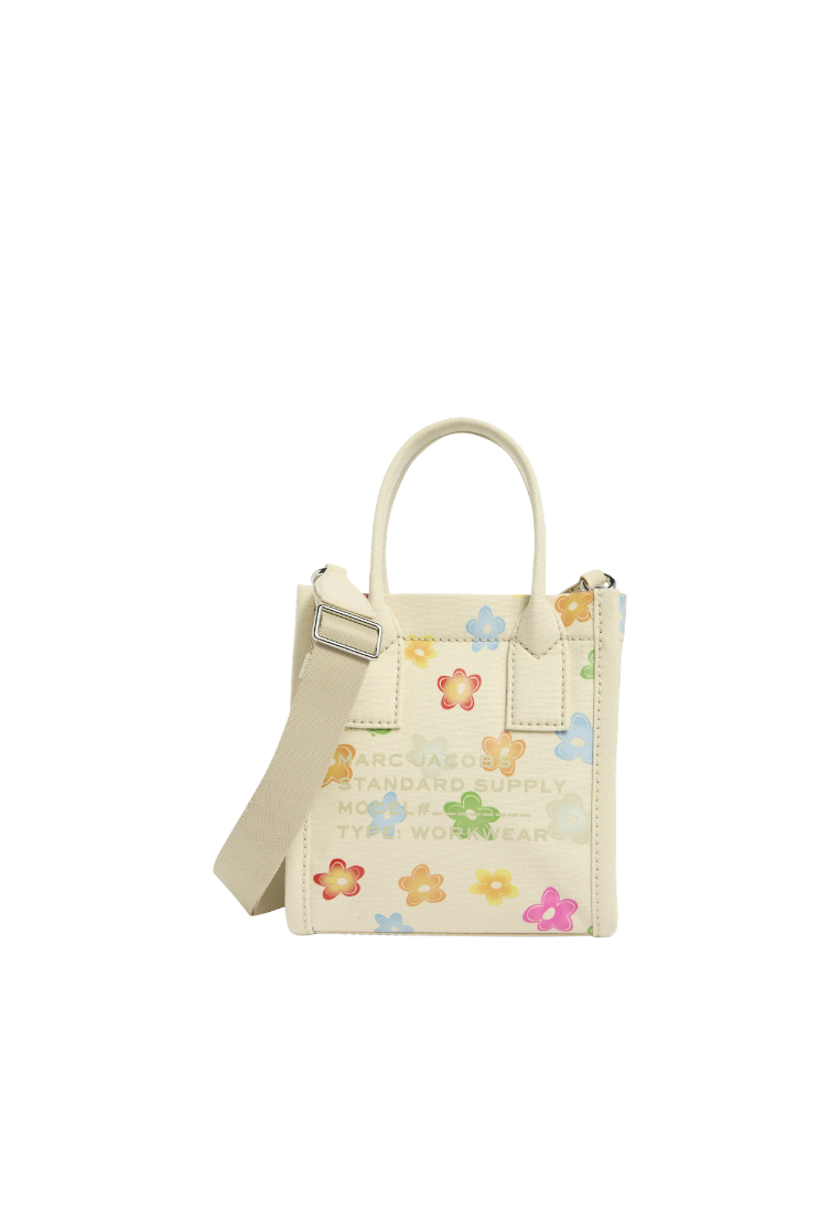 Marc Jacobs Canvas Standard Supply Tote Bag With Flower Print In White Multi 4P6HTT025H02