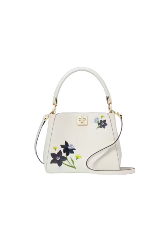 Kate Spade Phoebe Floral Applique Top Handle Satchel Bag In Maringu KF557