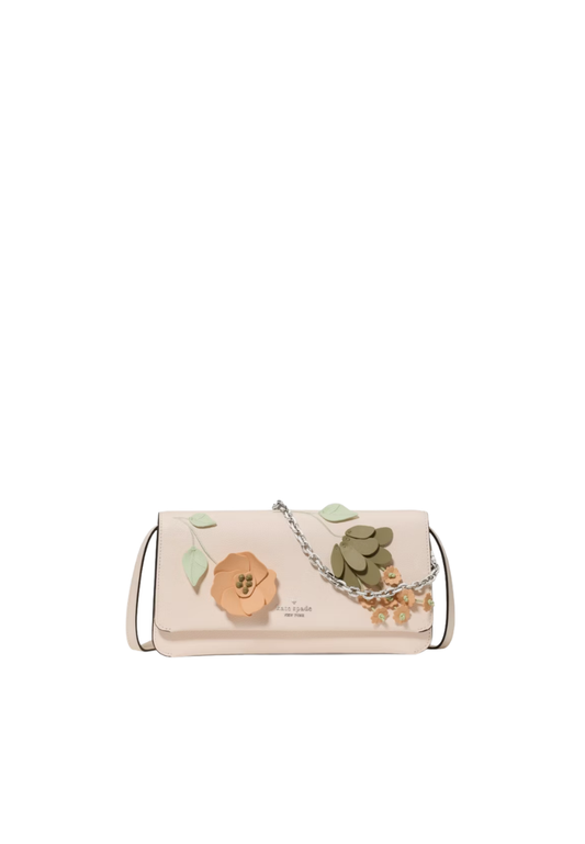 Kate Spade Ivy Floral Crossbody Bag In Fresh Peach KO456