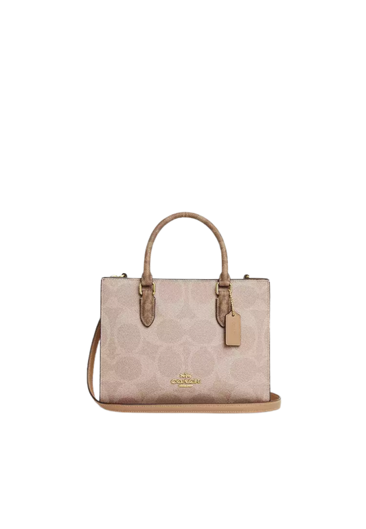 Coach Maggie Tote Bag Small In Sand Tan CY676
