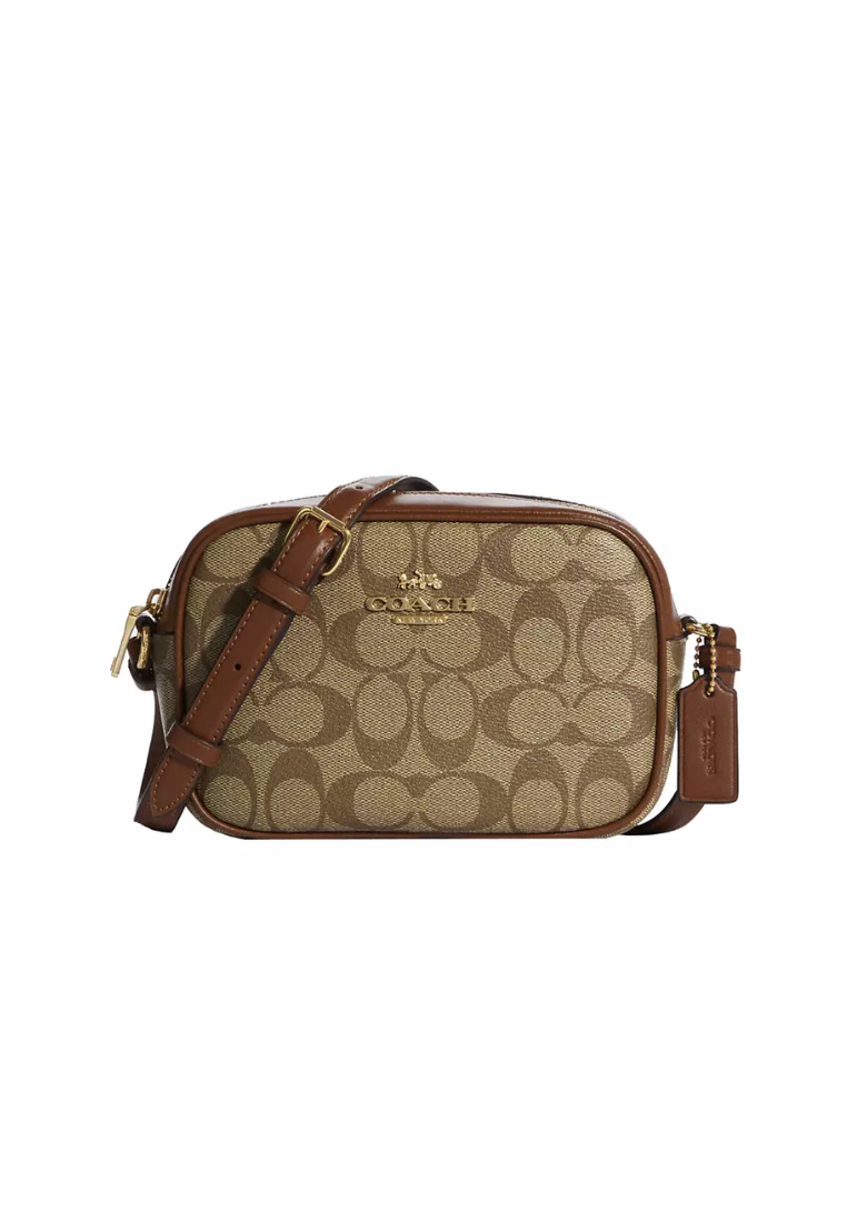 Coach Mini Jamie Camera Bag In Khaki Saddle C9926