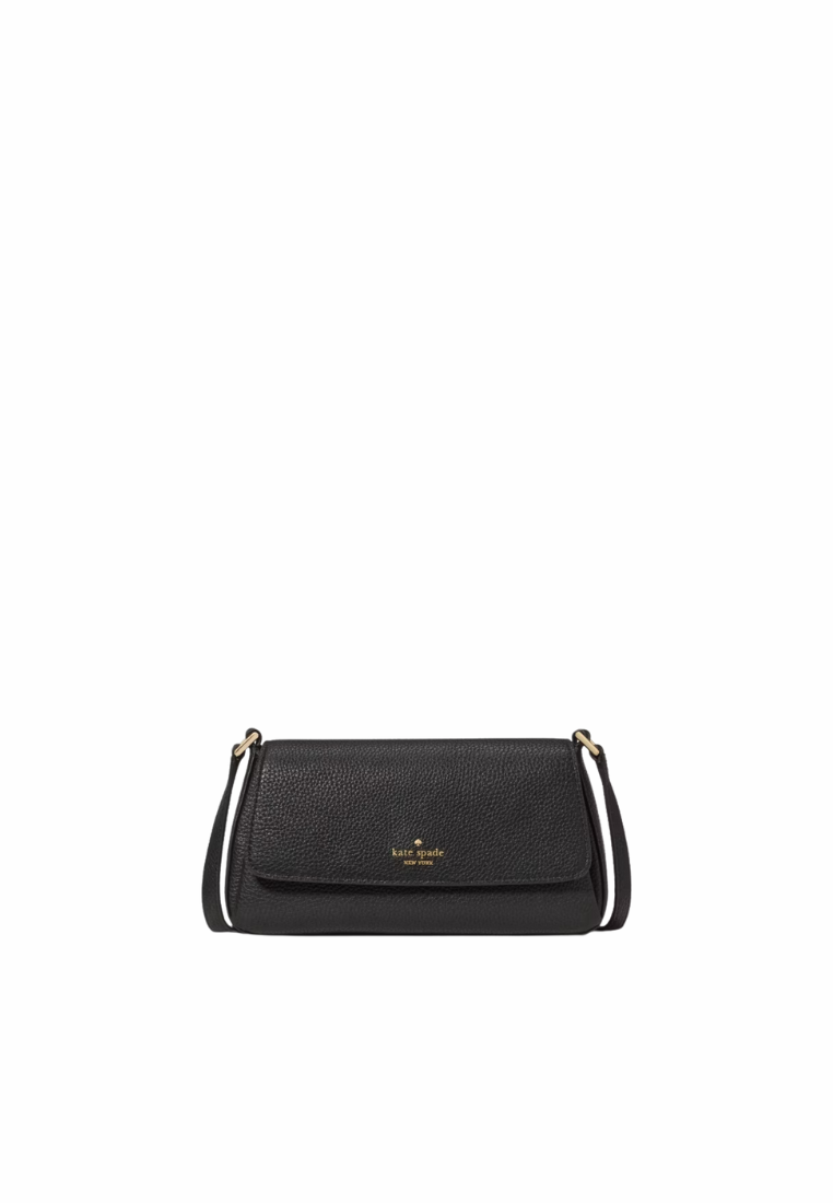 Kate Spade Sutton Mini Flap Crossbody Bag In Black KO122