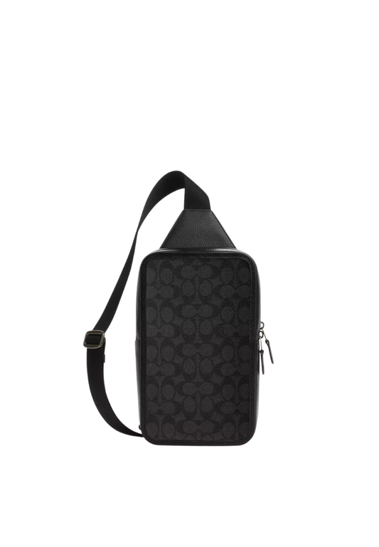 Coach Sullivan Pack Crossbody Bag In Charcoal Black CZ397