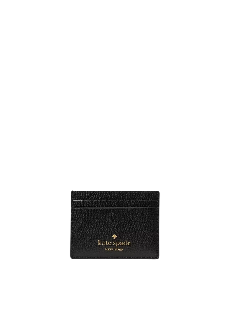 Kate Spade Small Slim Card Case In Black KN760