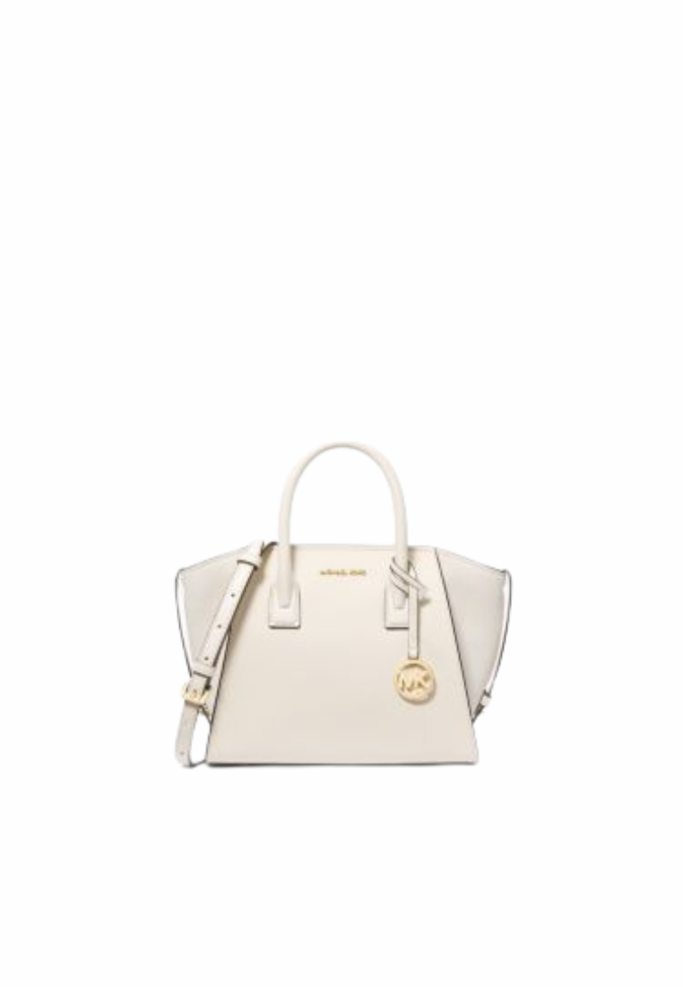 Michael Kors Avril Small Satchel Bag In Light Cream 35F4G4VS1L