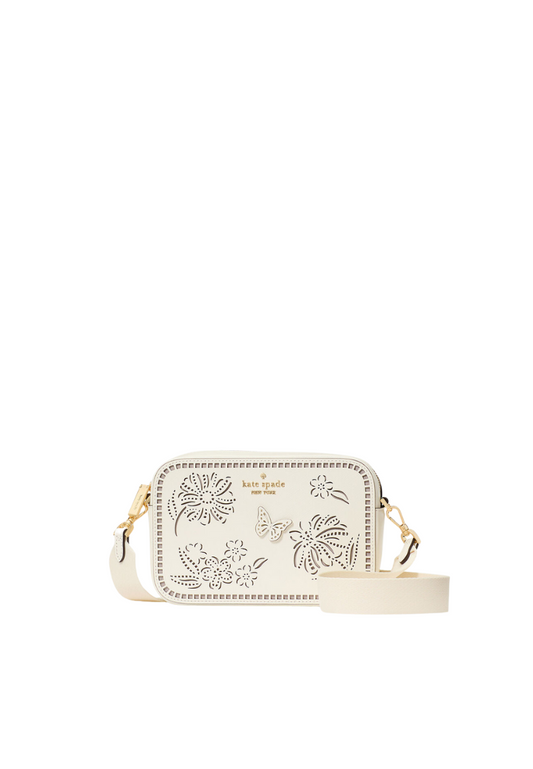 Kate Spade Madison Perforated Camera Bag In Meringue KK958
