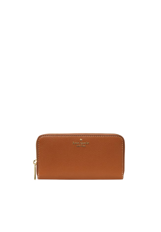 Kate Spade Large Continental Wallet In Warm Gingerbread KP053