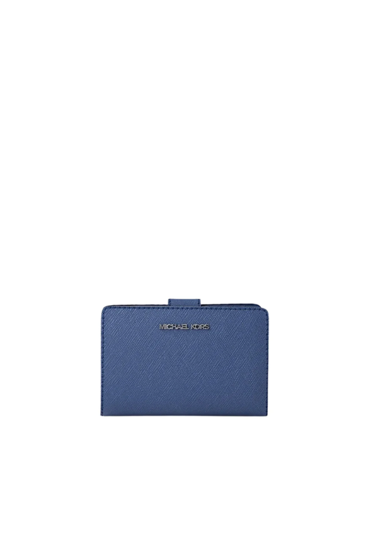 Michael Kors Medium Saffiano Leather Wallet In Galaxy Blue 35R4STVF6L