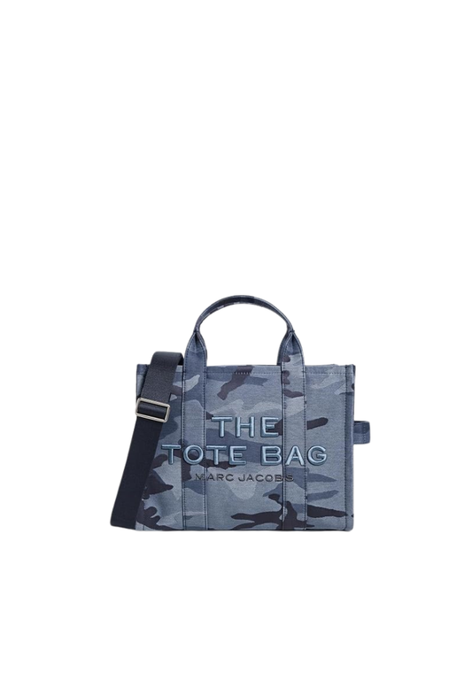 Marc Jacobs The Camo Jacquard Medium Tote Bag In Blue Multi 2S4HTT002H03