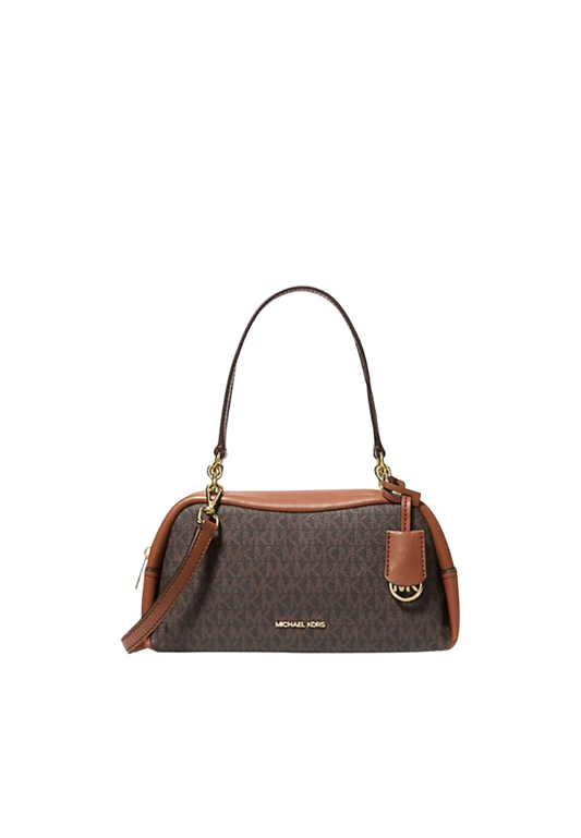 Michael Kors Cecily Small Signature Logo Shoulder Bag In Brown 35F5G8CL1B