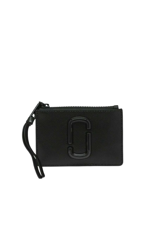 Marc Jacobs The Snapshot Wallet Top Zip Multi In Black M0014531