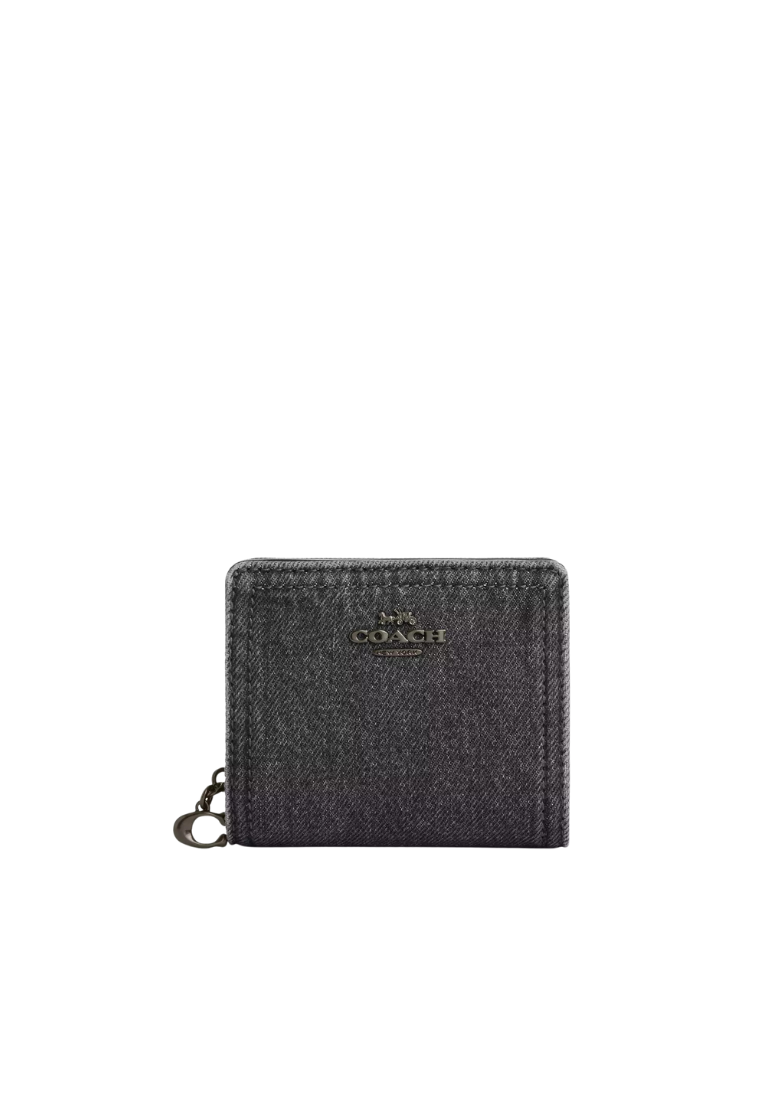 ( PREORDER ) Coach Snap Wallet In Washed Grey CAP07