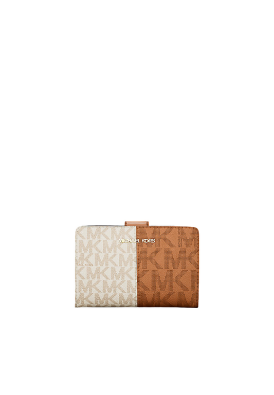 Michael Kors Jet Set Wallet Medium Two-Tone Logo In Deer Multi 35F4Gtvf6B