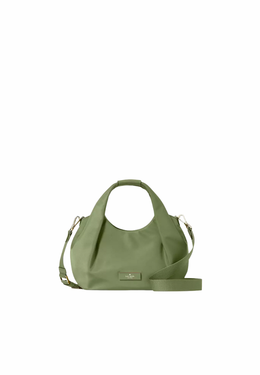 Kate Spade Carter Nylon Small Pleated Crossbody Bag In Cedar Stand KL965