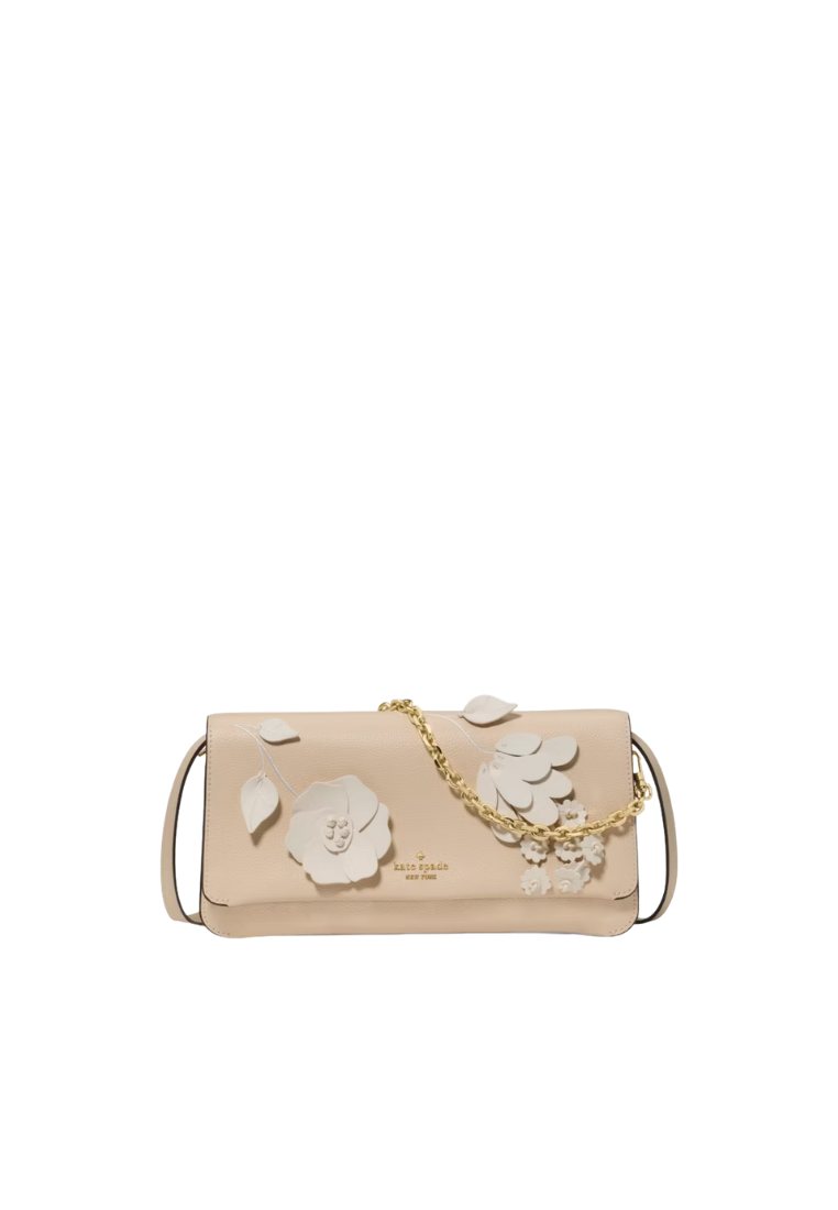 Kate Spade Ivy Floral Crossbody Bag In Milk Glass KO456