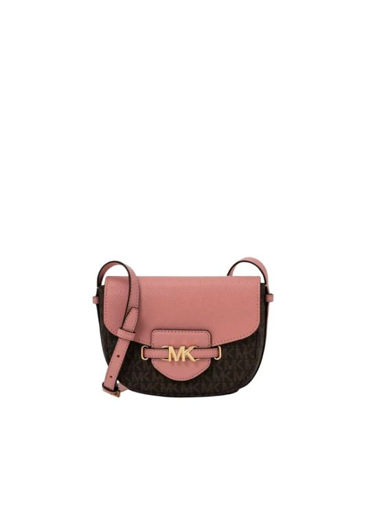 Michael Kors Reed Small Logo Crossbody Bag Signature In Prime Rose 35F3G6RC1B