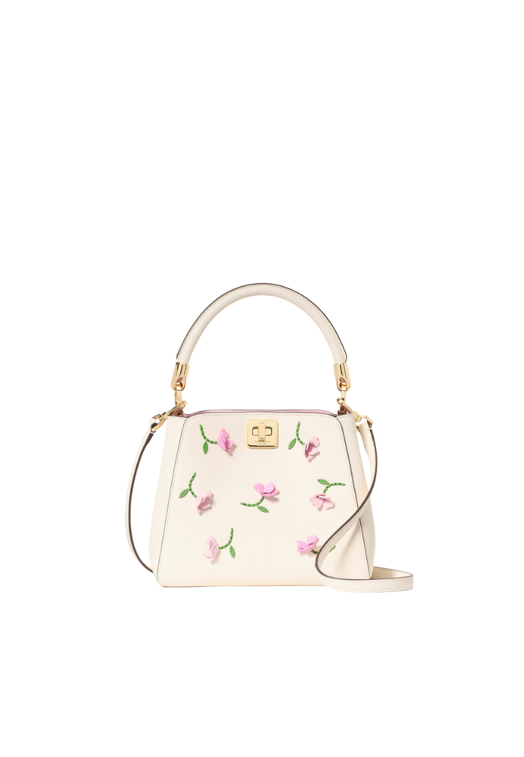 Kate Spade Phoebe Applique Small Top Handle In Meringue KK143
