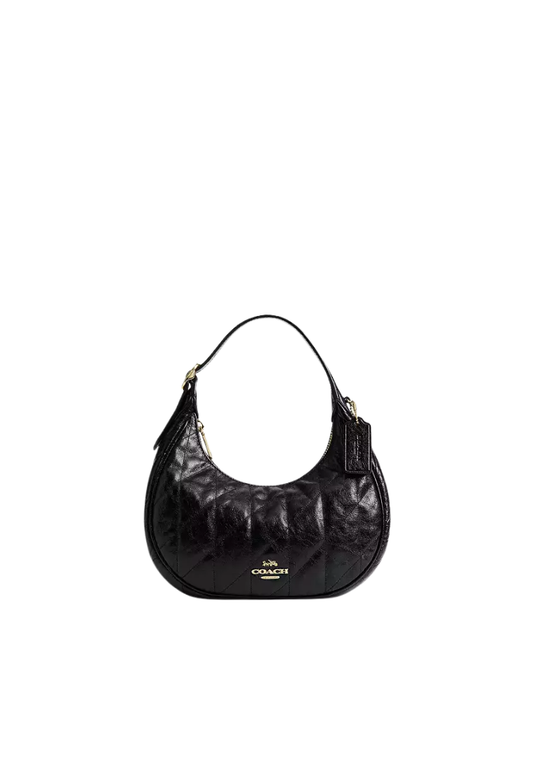 Coach Emily Shoulder Bag With Quilting In Black CDX21