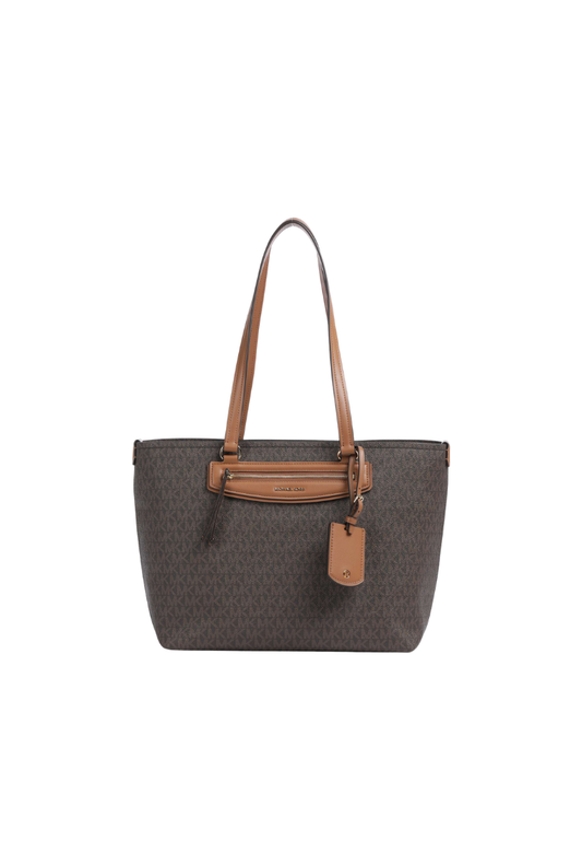 ( PREORDER ) Michael Kors Jet Set Travel Medium Tote Bag In Brown/Acorn 30S6GTVT2B