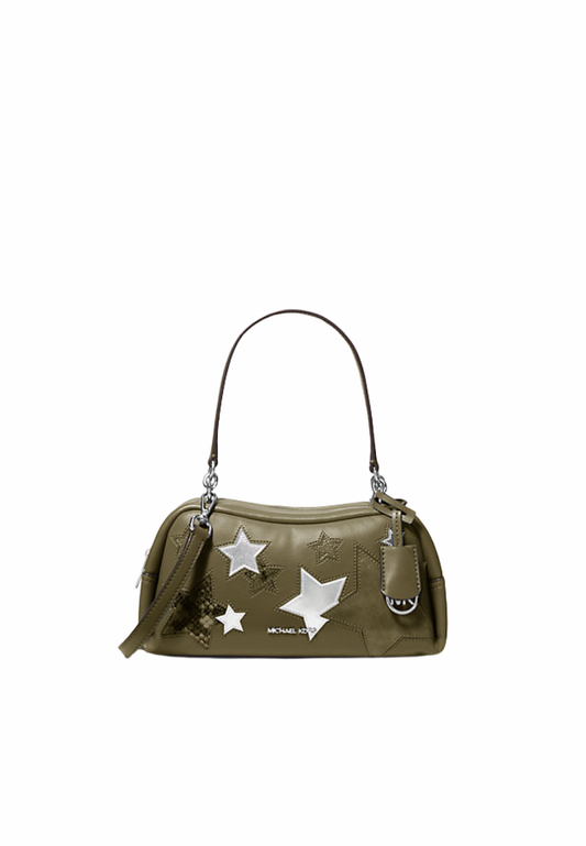 Michael Kors Cecily Small Embellished Shoulder Bag In Vert Olive 35F5S8CL5L