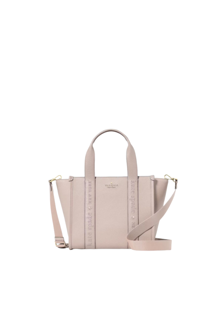 Kate Spade Kip Leather Small Tote Bag In Cozy Grey KL935