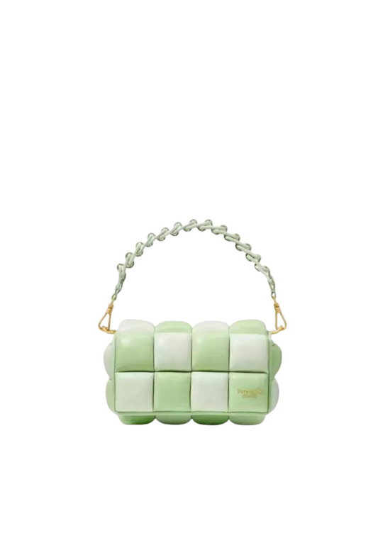 Kate Spade Boxxy Colorblocked Crossbody Bag East West In Serene Green KF808