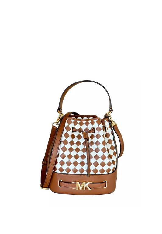 Michael Kors Reed Medium Messenger Bucket Bag In Luggage 35T4G6RM2Y