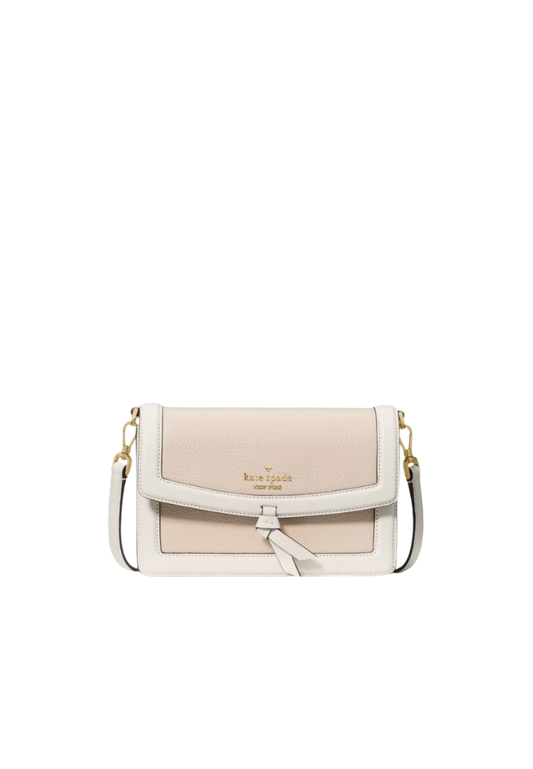Kate Spade Knott Crossbody Bag Colorblock Mini In Light Cream KM610