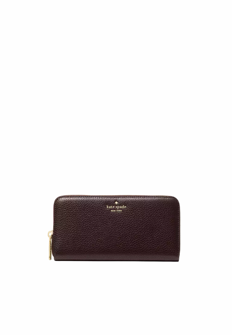 Kate Spade Lena Large Continental Wallet In Hot Fudge KH786
