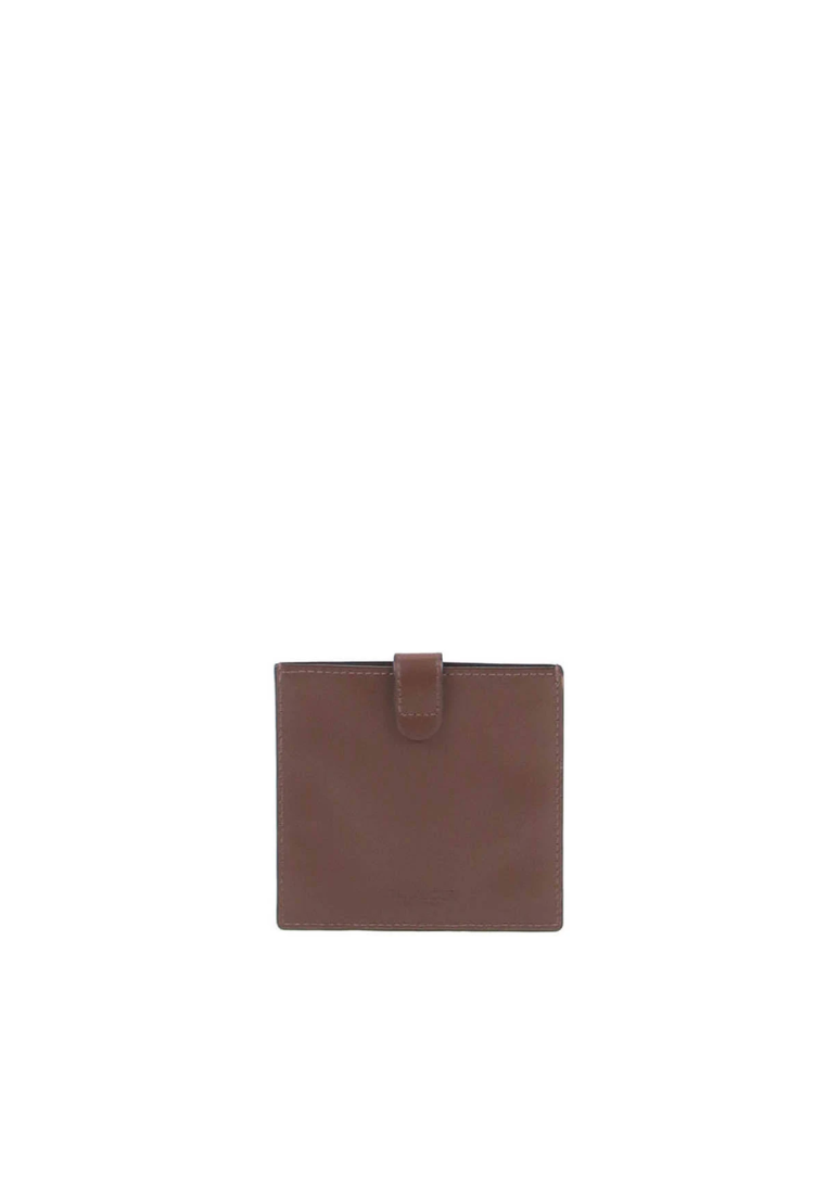 Coach Heritage C3162 Card Case In Dark Teak