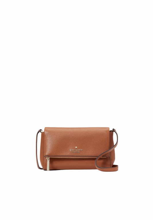 Kate Spade Leila Mini Crossbody Bag In Warm Ginger KE487