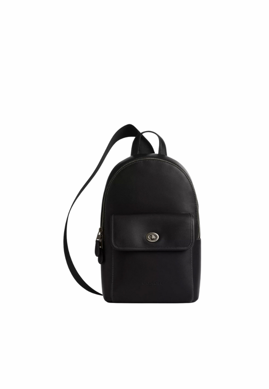 Coach Turnlock Sling Bag In Black CAJ72
