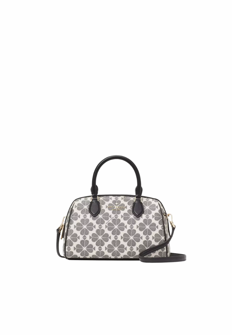 Kate Spade Flower Dolly Small Duffle Crossbody Bag In Black Multi KG483