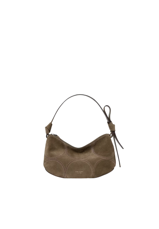 ( PREORDER ) Kate Spade Loop Dot Patchwork Shoulder Bag In Driftwood KP401