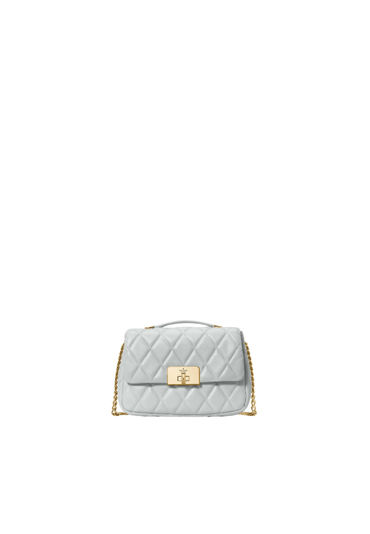 Kate Spade Carey Quilted Crossbody Bag Small Flap In Stone Path Kj949