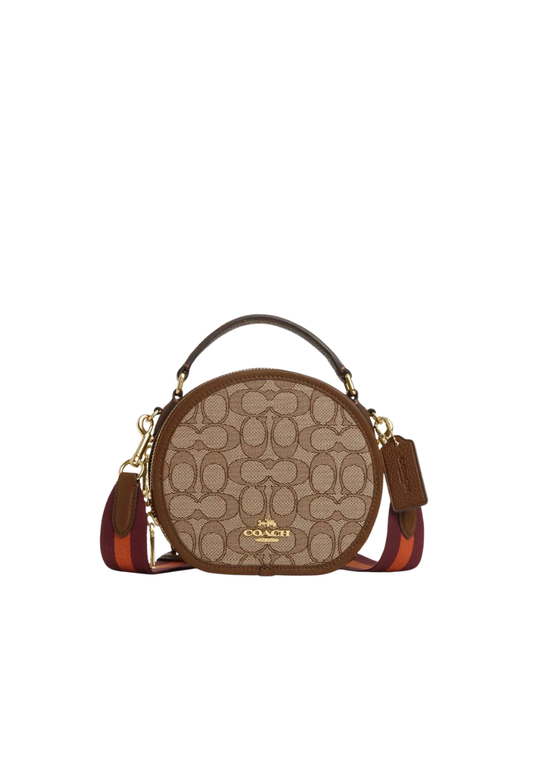 Coach Canteen Crossbody bag In Saddle Multi CO986