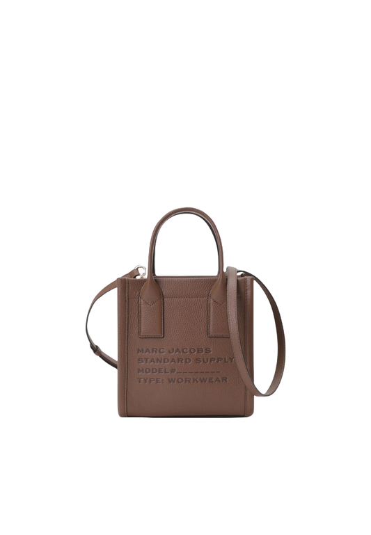 Marc Jacobs Small Leather Standard Supply Tote Bag In Cognac 4P4HCR012H01