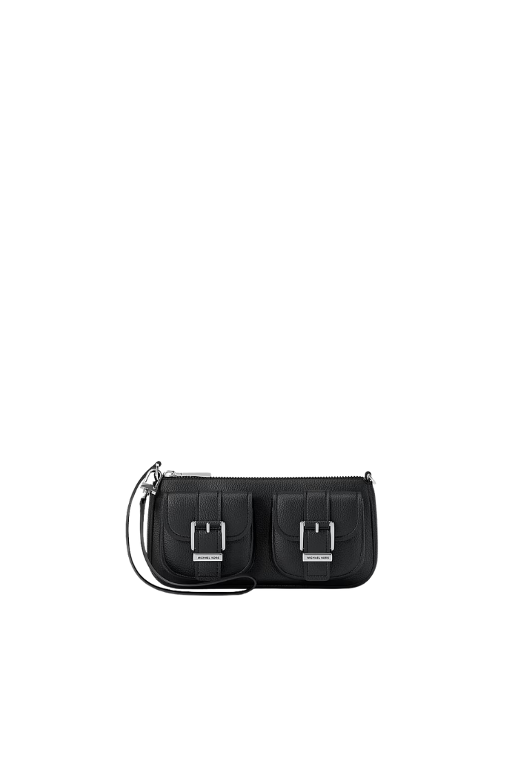 ( PREORDER ) Michael Kors Zoe Small Pebbled Leather Shoulder Bag In Black 32S5SZCU1L