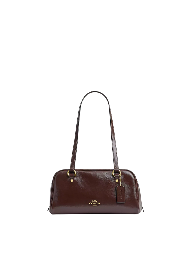 ( PREORDER ) Coach Sydney Crinkle Leather Shoulder Bag In Maple CFP00