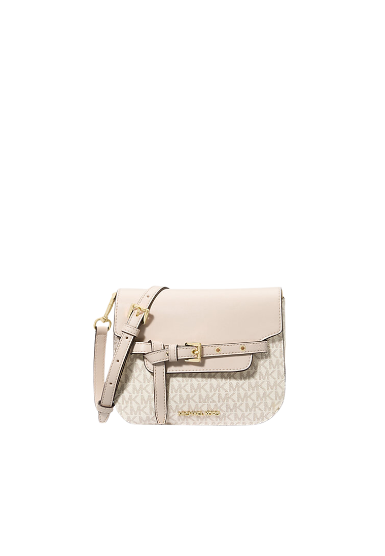 Michael Kors Emilia Crossbody Small logo In Cream Multi 35S2GU5C1B