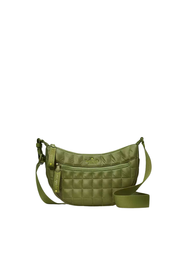 Kate Spade Camden Quilted Small Shoulder Bag In Kelp Forest KH403