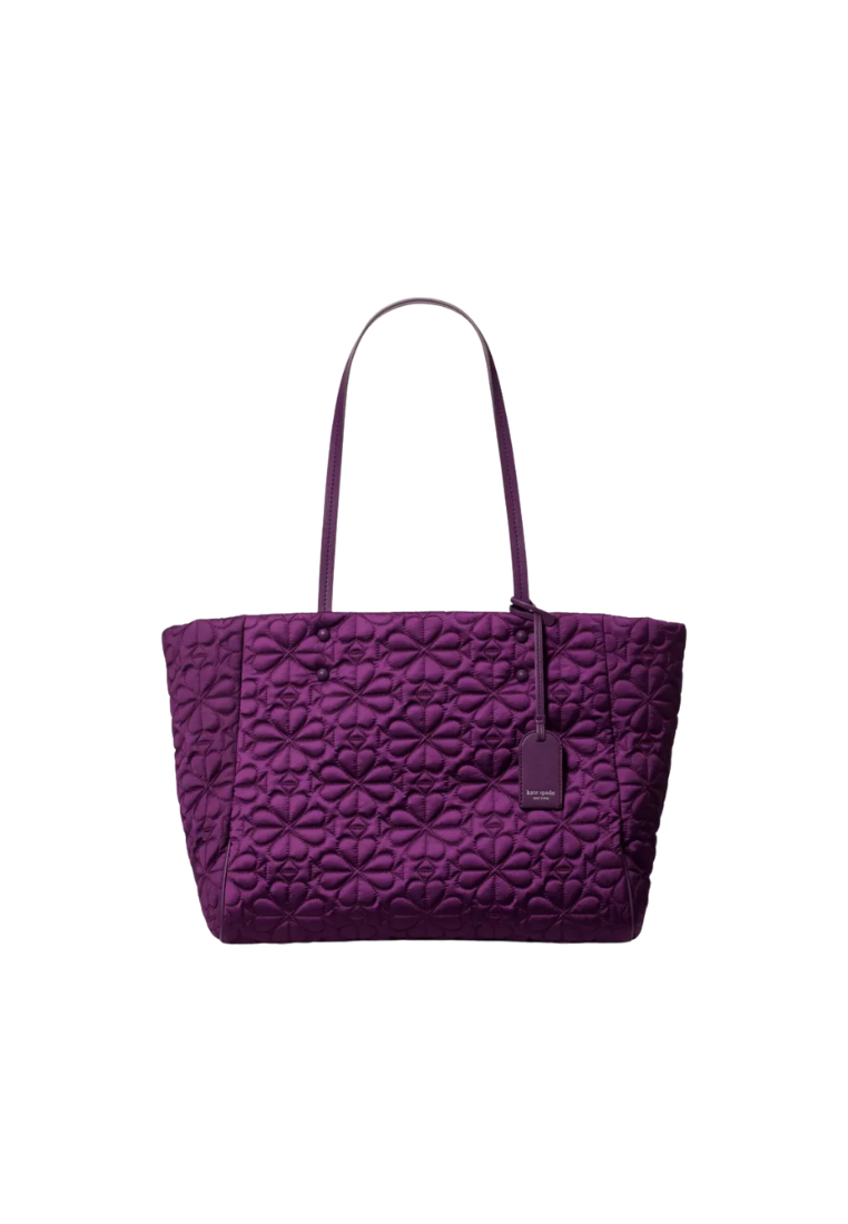 Kate Spade Tilly Tote Bag Quilted Medium In Night Shade KL194